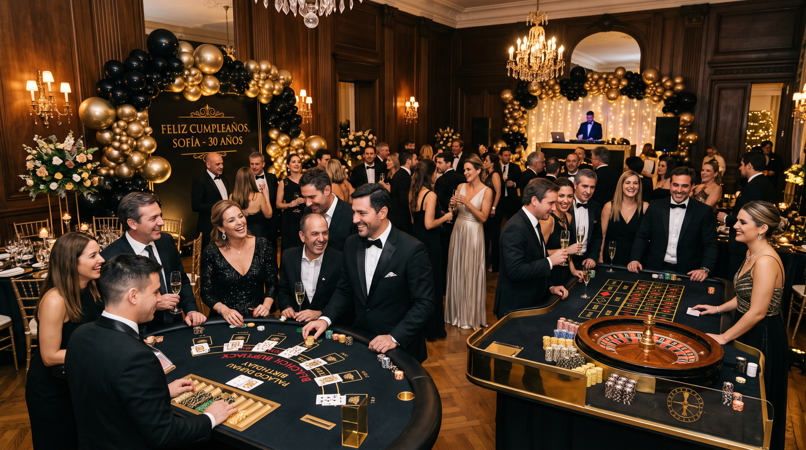 Fiesta de cumpleaños privada con entretenimiento de lujo en Buenos Aires