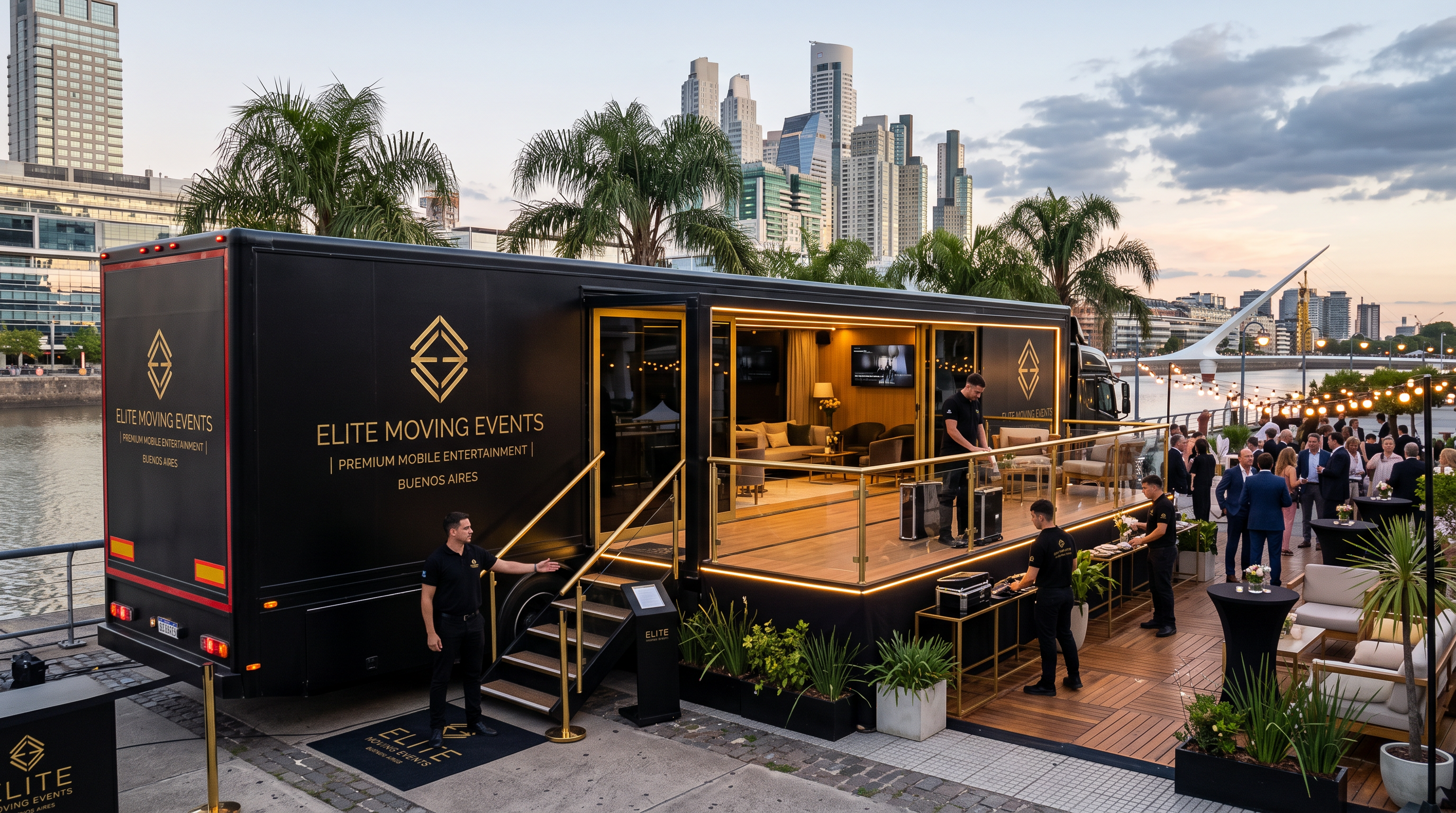 Unidad móvil de producción de eventos Elite